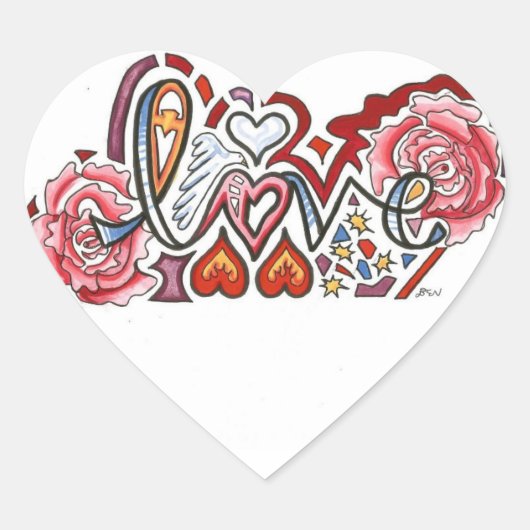 Liefde Design Stickers (Voorkant)