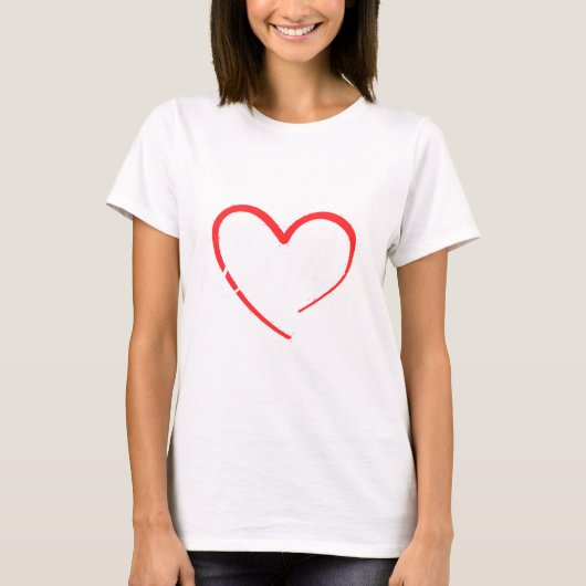 Liefde design t-shirt (Voorkant)