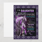 Liefde Dochter | Brief Aan Mijn Dochter Liefde Voo Kaart (Voorkant / Achterkant)