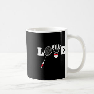 Liefde Dominton Speler Lover Athletic Shuttle Koffiemok