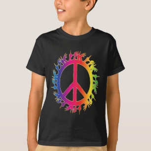 Liefde Dove Vrede Gebarentaal Hand Talking Leraar T-shirt