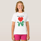 Liefde Dragons T-shirt (Voorkant volledig)