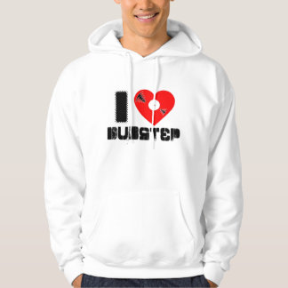 liefde dubstep vinyl hart hoodie