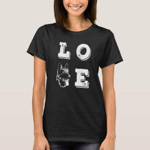 Liefde Duitse Herdershond Liefde Honden Hond T-shirt