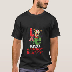 Liefde Een Ademhalingstherapeut Kerst RT XM T-shirt