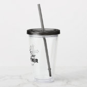 Liefde een ander kruisacryl tumbler acryl drinkbeker (Links)