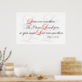 Liefde een ander poster (Keuken)