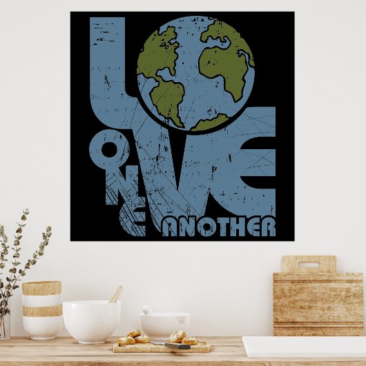 Liefde een ander poster (Keuken)