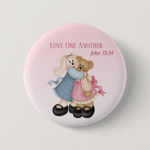 Liefde een ander ronde button 5,7 cm