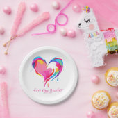 Liefde Een Andere Bijbel Verse Johannes 1334 Papieren Bordje (Feest)