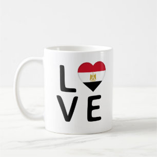 Liefde - Egyptische vlag Koffiemok