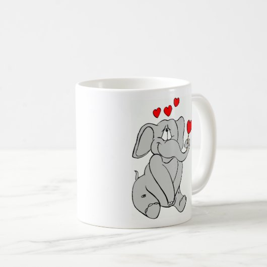 Liefde Elephant! Koffiemok (Voorkant rechts)