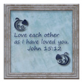 Liefde elke andere Bijbelversie Perfect Poster (Voorkant)