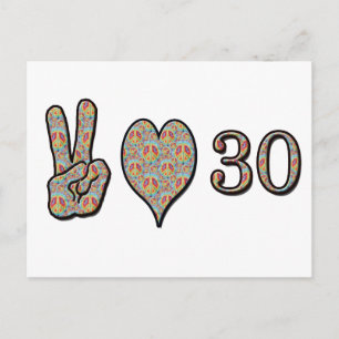 Liefde en 30 briefkaart