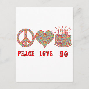 Liefde en 30 briefkaart