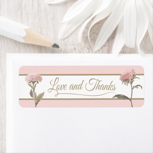 Liefde en Bedankt Etiket (Insitu)