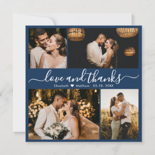 Liefde en Bedankt Foto Collage Wedding Dank je Ca