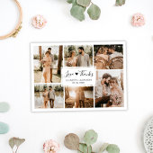 Liefde en Bedankt Hart Wedding 6 Foto Collage