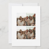 Liefde en Bedankt Script 6 Fotocollage Wedding (Achterkant)