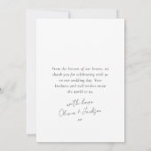 Liefde en Bedankt Script Triptiek Fotobruiloft (Achterkant)