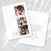 Liefde en Bedankt Script Triptiek Fotobruiloft