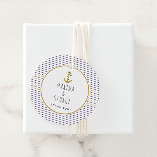 Liefde en bedankt waterverf schelpen strand bruilo bedankjes labels (In situ)