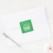 LIEFDE EN BEDANKT | WEDDING GUNSTIGER LABELS (Envelop)