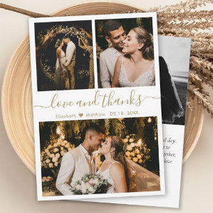Liefde en Bedankt White Gold Wedding Hartelijk dan