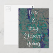 Liefde en blijf voor het Jonge Briefkaart (Voorkant / Achterkant)