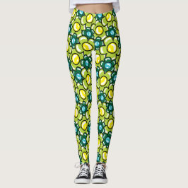 Liefde en bloemen leggings