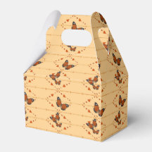 Liefde en Butterflies in sinaasappel