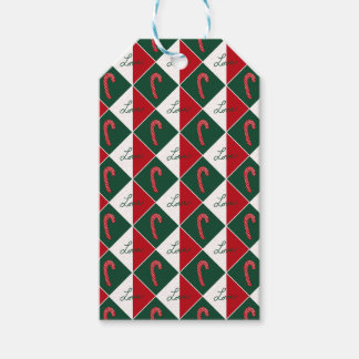 Liefde en Candy Canes Cadeaulabel