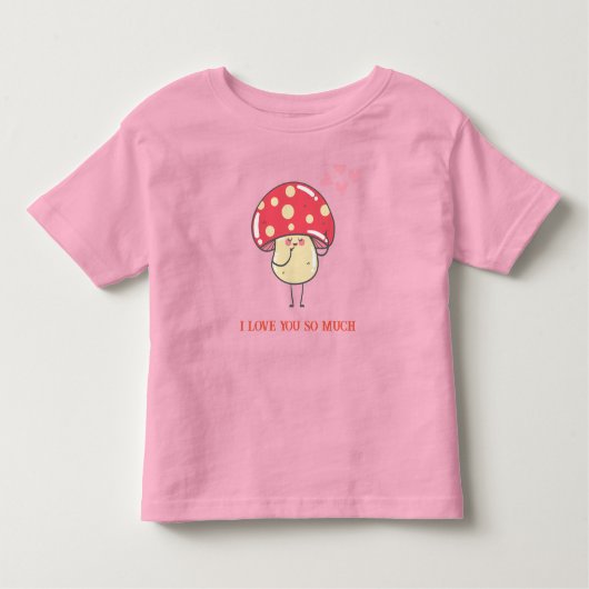Liefde en champignons kinder shirts (Voorkant)