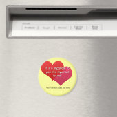 Liefde en Cookies Magnet Magneet (Insitu (Vaatwasser))