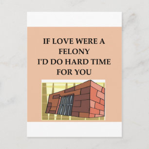 liefde en criminaliteit briefkaart