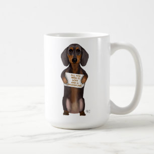 Liefde en Dachshund Koffiemok