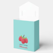 Liefde en Dank Aardbei Custom Bedankdoosjes (Geopend)