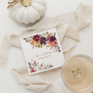 Liefde En Dankbaarheid Bordeaux Bloemenkurk Pompoe Servet