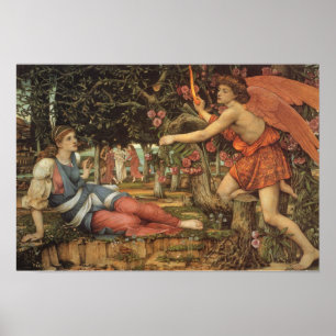 Liefde en de Maagd door John Stanhope Poster