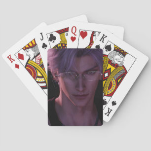 Liefde en Deep Space Geïnspireerde Sylus Speelkaar Pokerkaarten