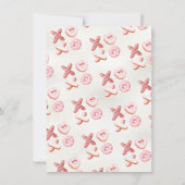 Liefde en Donuts Vrijgezellenfeest Kaart (Achterkant)