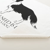 Liefde en een hond sherpa deken (3/4)