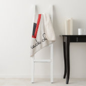 Liefde en een zwart lab sherpa deken (In situ)