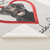 Liefde en een zwart lab sherpa deken (3/4)