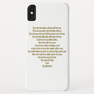 Liefde en geest iPhone XS max hoesje