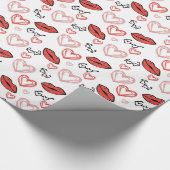 Liefde en genegenheid cadeaupapier (Hoek)