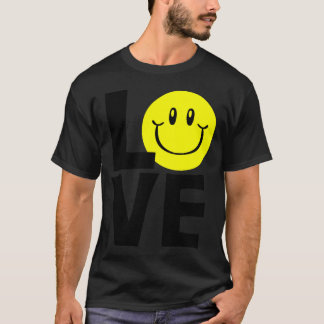 Liefde en glimlach jongens vrienden t-shirt