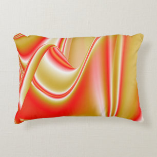 Liefde en Goud Abstract 3D Rainbowart Accent Kussen
