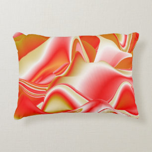 Liefde en Goud Abstract 3D Rainbowart Accent Kussen