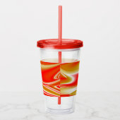 Liefde en Goud Abstract 3D Rainbowart Acryl Drinkbeker (Rechts)